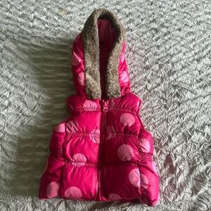 Old Navy Pink Polka Dot Kids Vest